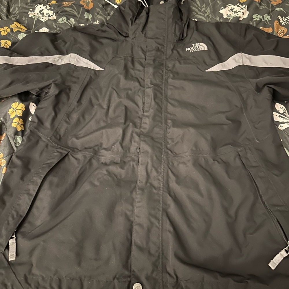 The North Face Black and Gray Outdoor Jacket